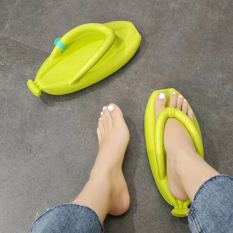 Banana Bliss Flip Flops Slippers